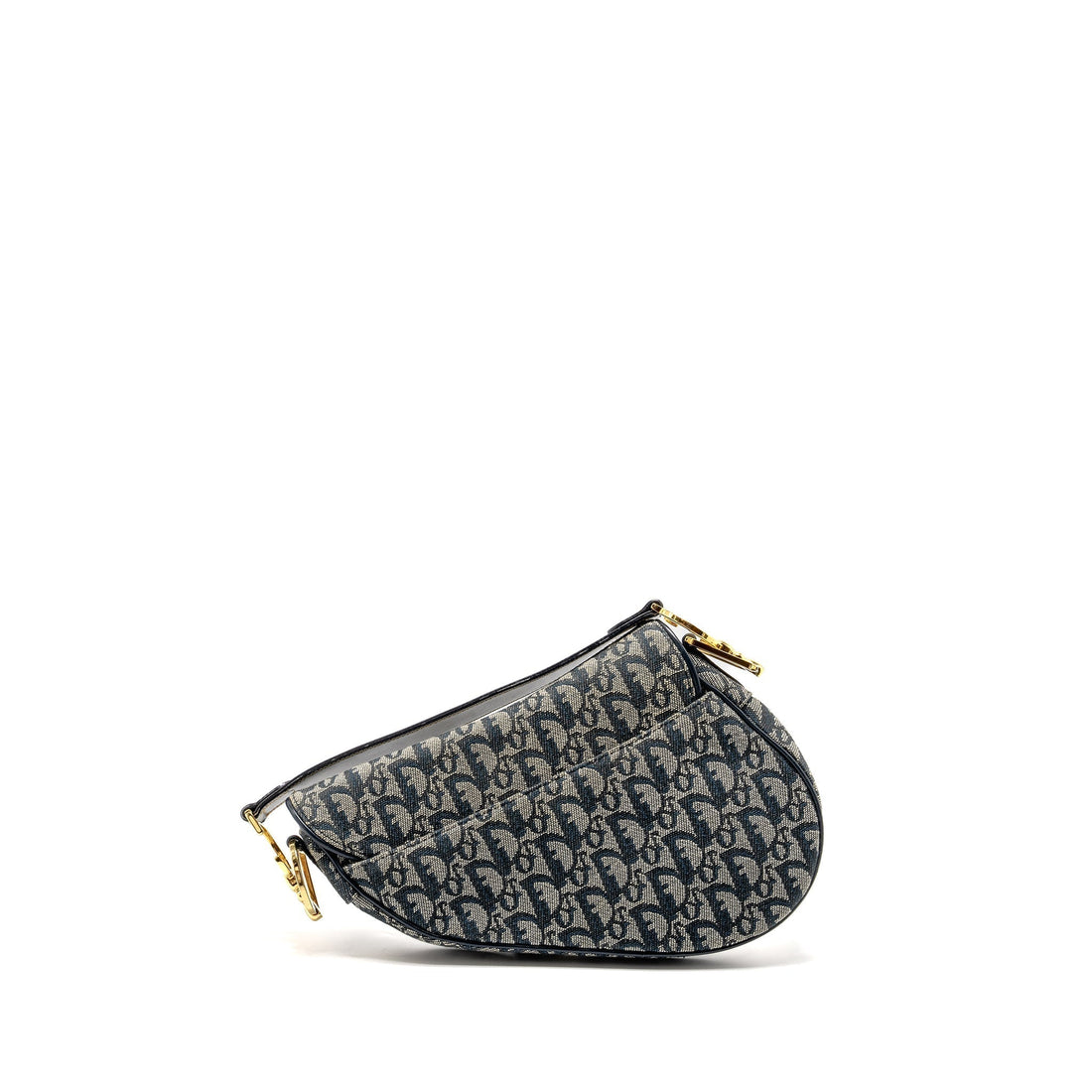Top quality Dior  Saddle Bag Canvas / Leather Blue/Multicolour