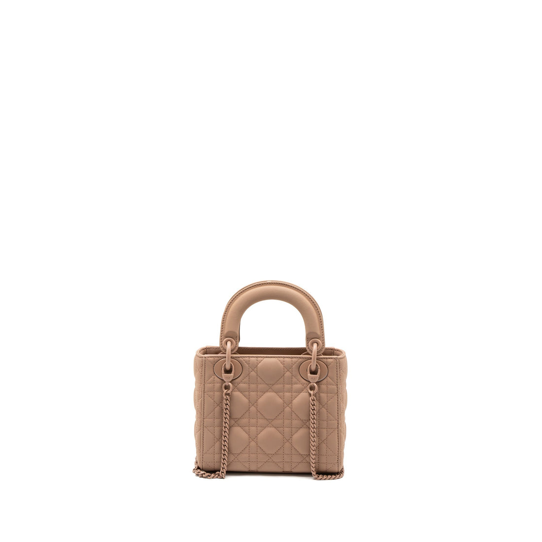 Top quality Dior Mini Lady Top quality Dior Ultra Matte Cannage Calfskin Blush with Blush Hardware