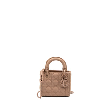 Top quality Dior Mini Lady Top quality Dior Ultra Matte Cannage Calfskin Blush with Blush Hardware