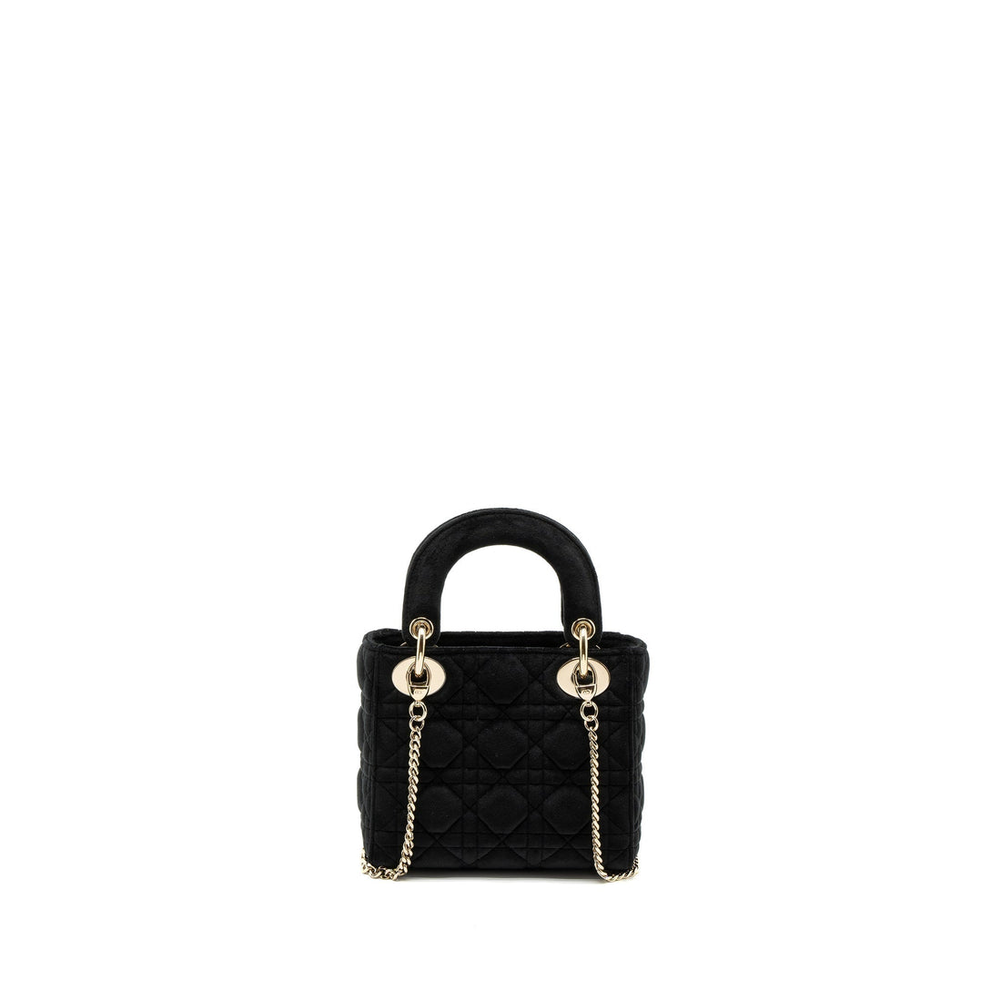 Top quality Dior Mini Lady Top quality Dior Velvet Black