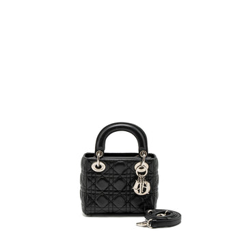 Top quality Dior Mini Lady Top quality Dior Lambskin Black