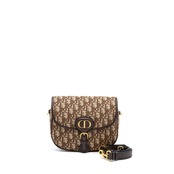 Top quality Dior medium bobby bag Brown Top quality Dior oblique jacquard