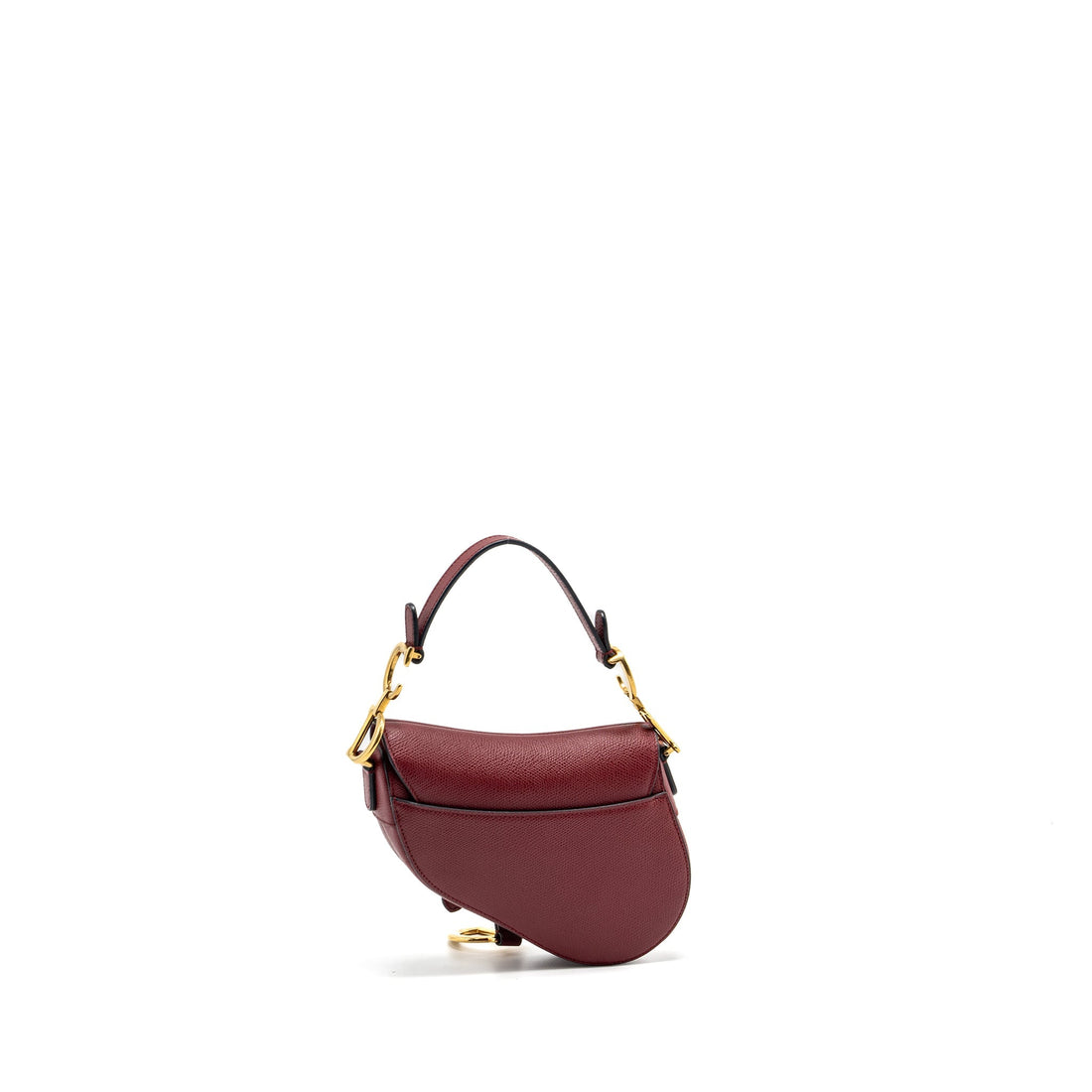 Top quality Dior Mini Saddle bag calfskin red