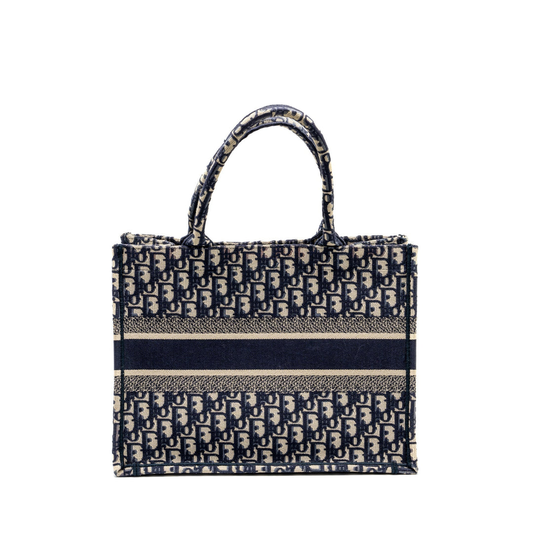 Top quality Dior Medium Book Tote Top quality Dior Oblique Embroidery Blue