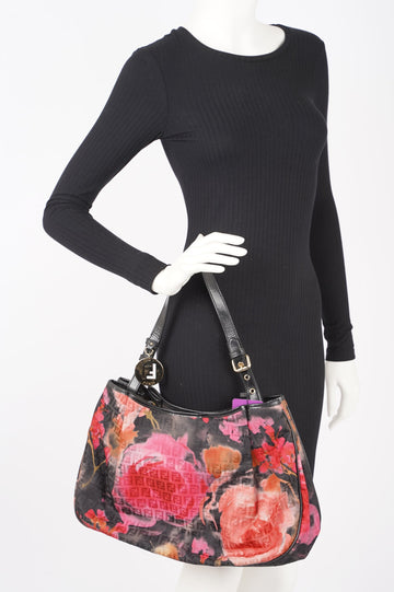 Fendi Womens Hobo Bag Multicolour