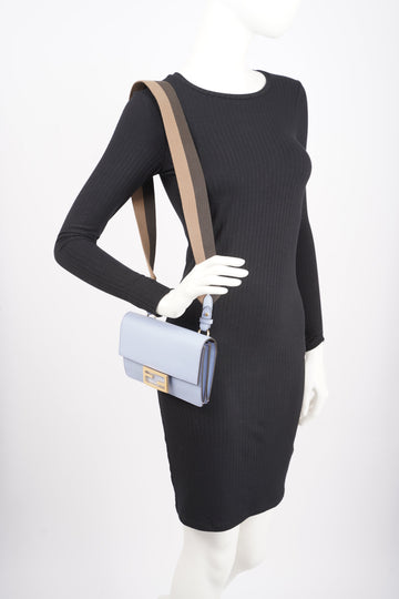 Fendi Womens Baguette Bag Baby Blue