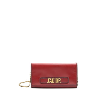 Top quality Dior J'aTop quality Dior Small long Wallet on Chain Red with