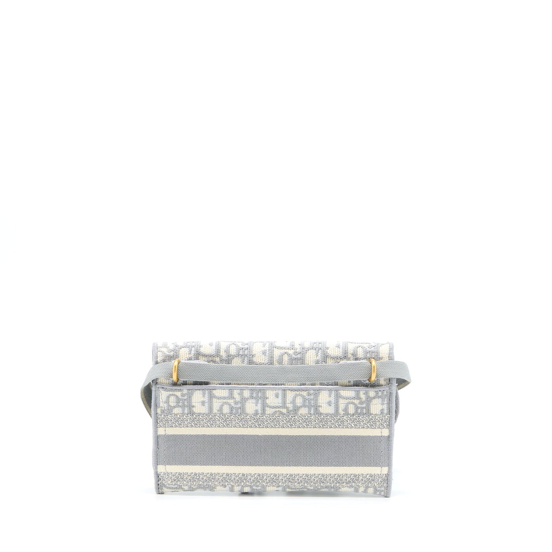 Top quality Dior Saddle Slim Pouch Light Grey Top quality Dior Oblique Embroidery