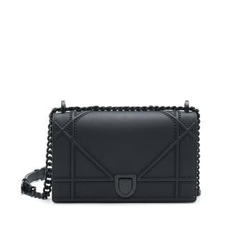 Top quality Dior Medium Studded So Black Top quality Diorama Bag
