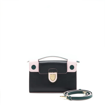 Top quality Dior Top quality Diorever Clutch With Strap Pink And Black