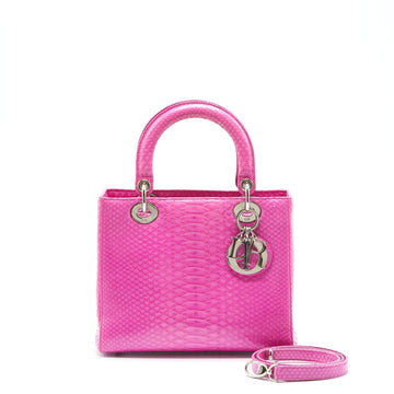 Top quality Dior Medium Lady Top quality Dior Python Pink