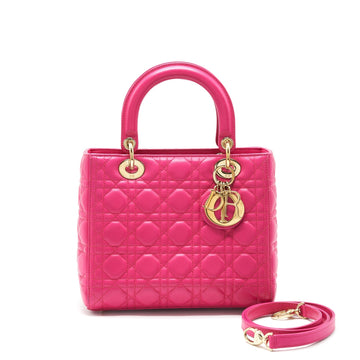 Top quality Dior Lady Top quality Dior Bag Medium Pink