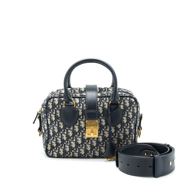 Top quality Dior Oblique Collection Blue Monogram Canvas Tote Bag