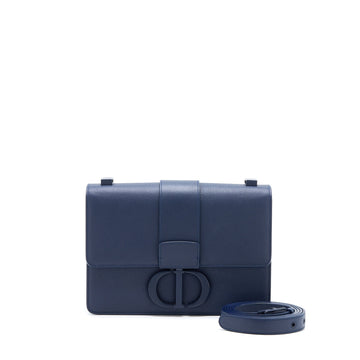 Top quality Dior Montaigne 30 Calfskin Navy With Black Hardware