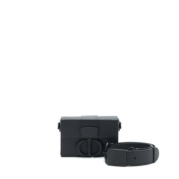 Top quality Dior 30 Montaigne Box Bag in Grained Calfskin So Black