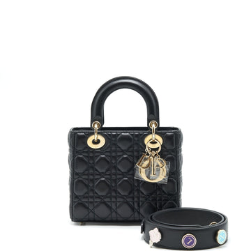 Top quality Dior Lady Top quality Dior Small My ABC Bag Lambskin Black