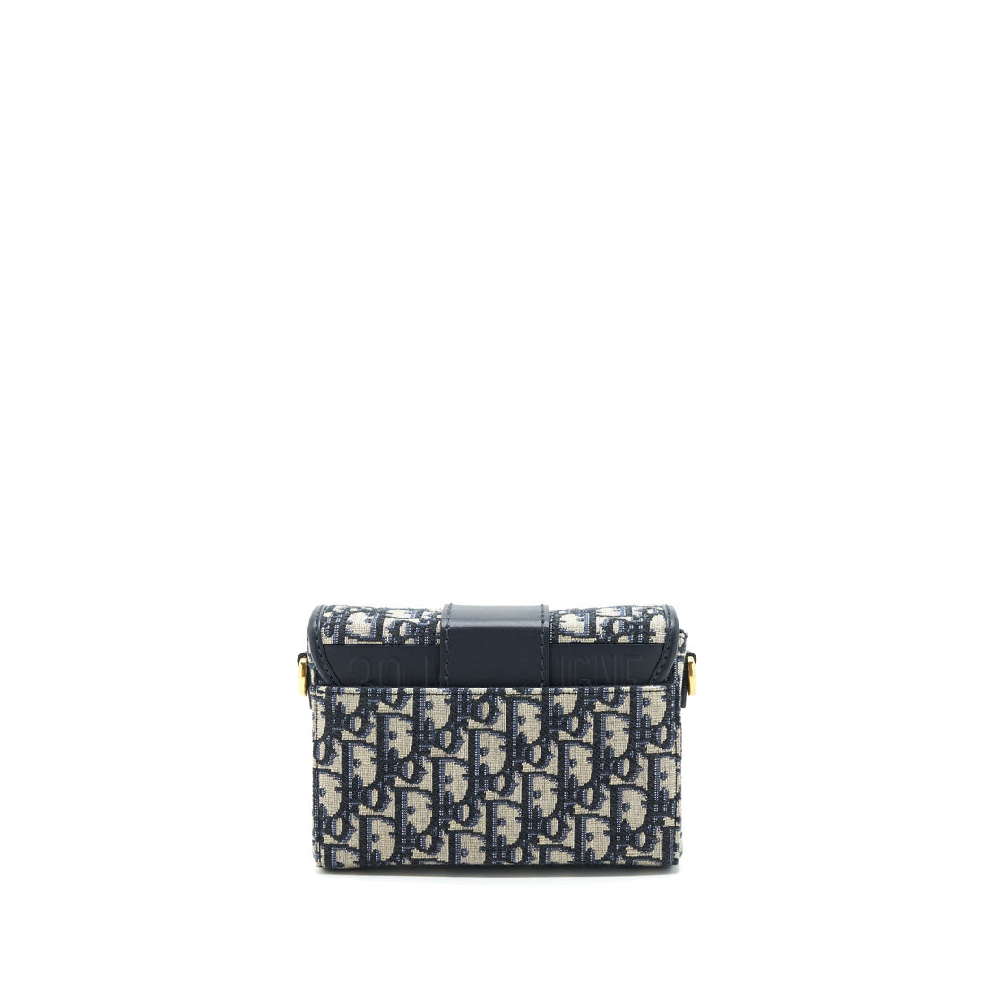 Top quality Dior 30 Montaigne Mini Box Bag Blue Oblique