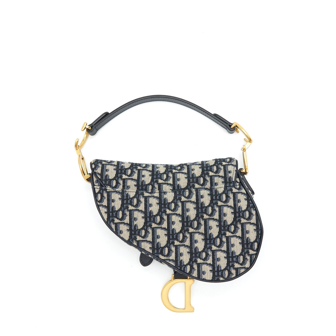 Top quality Dior Mini Saddle Blue Oblique