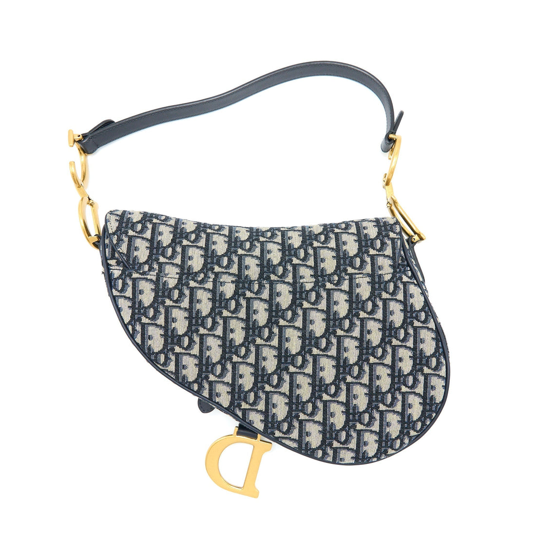 Top quality Dior Medium Top quality Dior Saddle Bag Blue Top quality Dior Oblique Jacquard