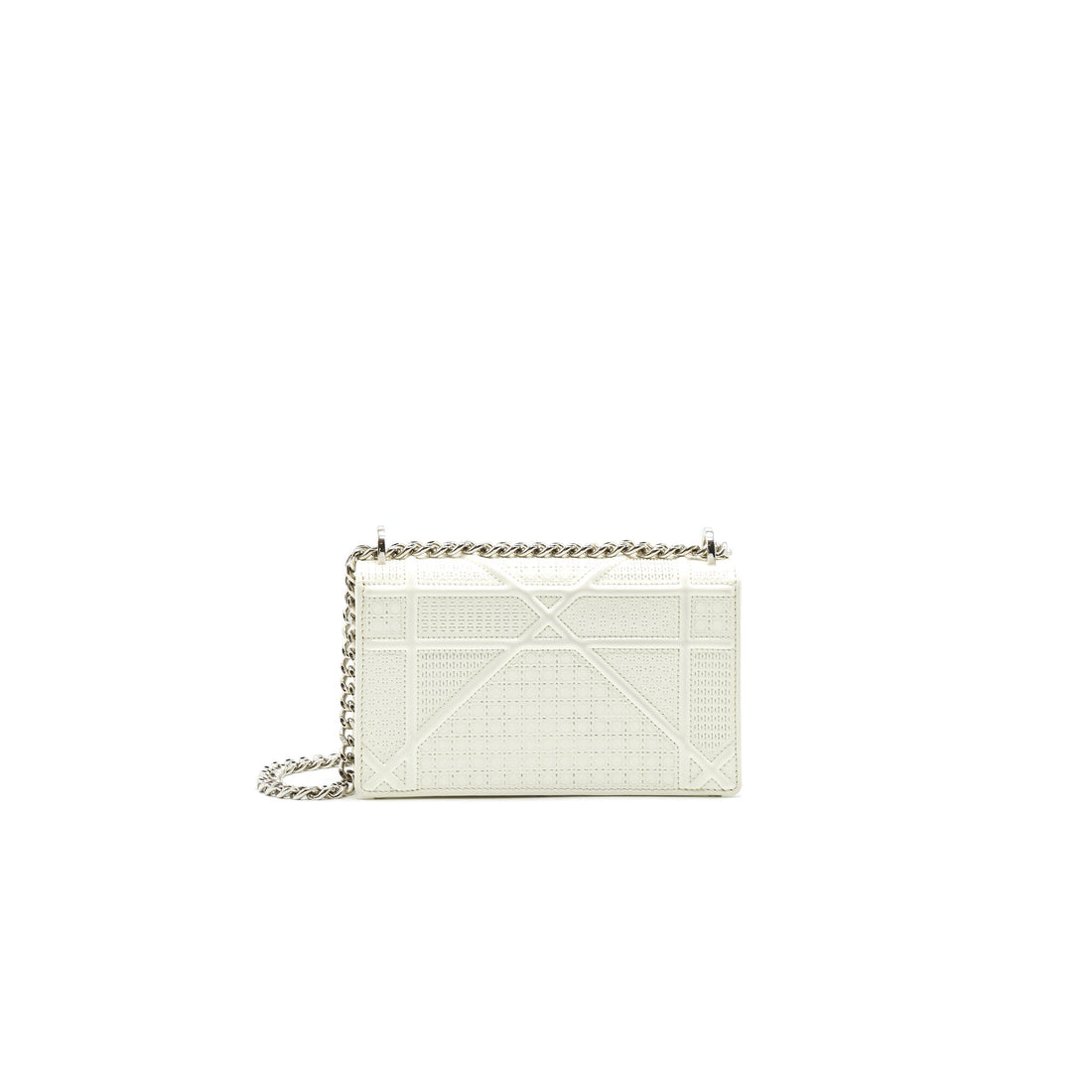 Top quality Dior mini Top quality Diorama Bag White with