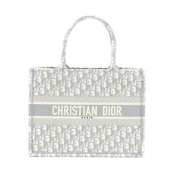 Top quality Dior Medium Book Tote Top quality Dior Oblique Embroidery Canvas Grey