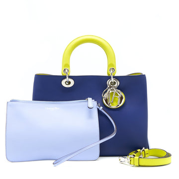 Top quality Dior Top quality Diorissimo tote bag blue/multicoloured