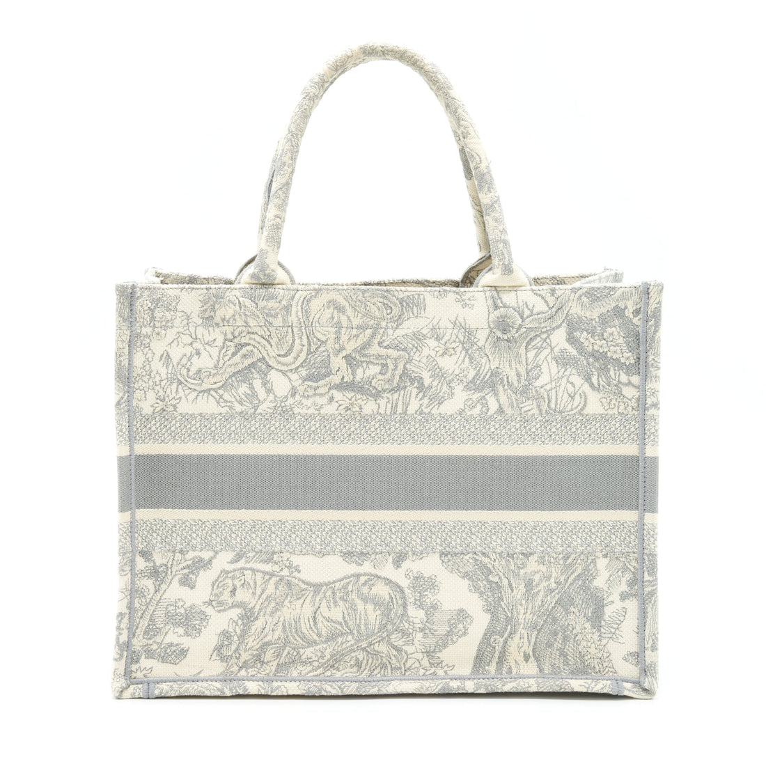 Top quality Dior Medium Top quality Dior Book Tote Grey Toile De Jouy Embroidery
