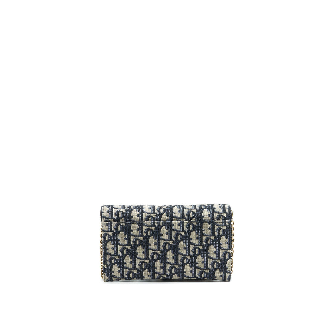 Top quality Dior Oblique Jacquard Saddle Wallet with Chain