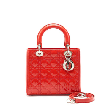 Top quality Dior Medium Lady Top quality Dior Patent Red