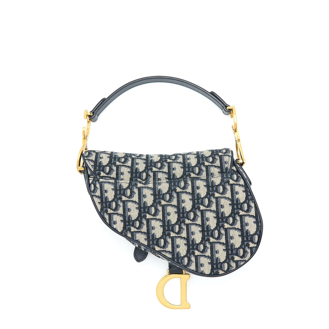 Top quality Dior Mini Saddle Blue Oblique