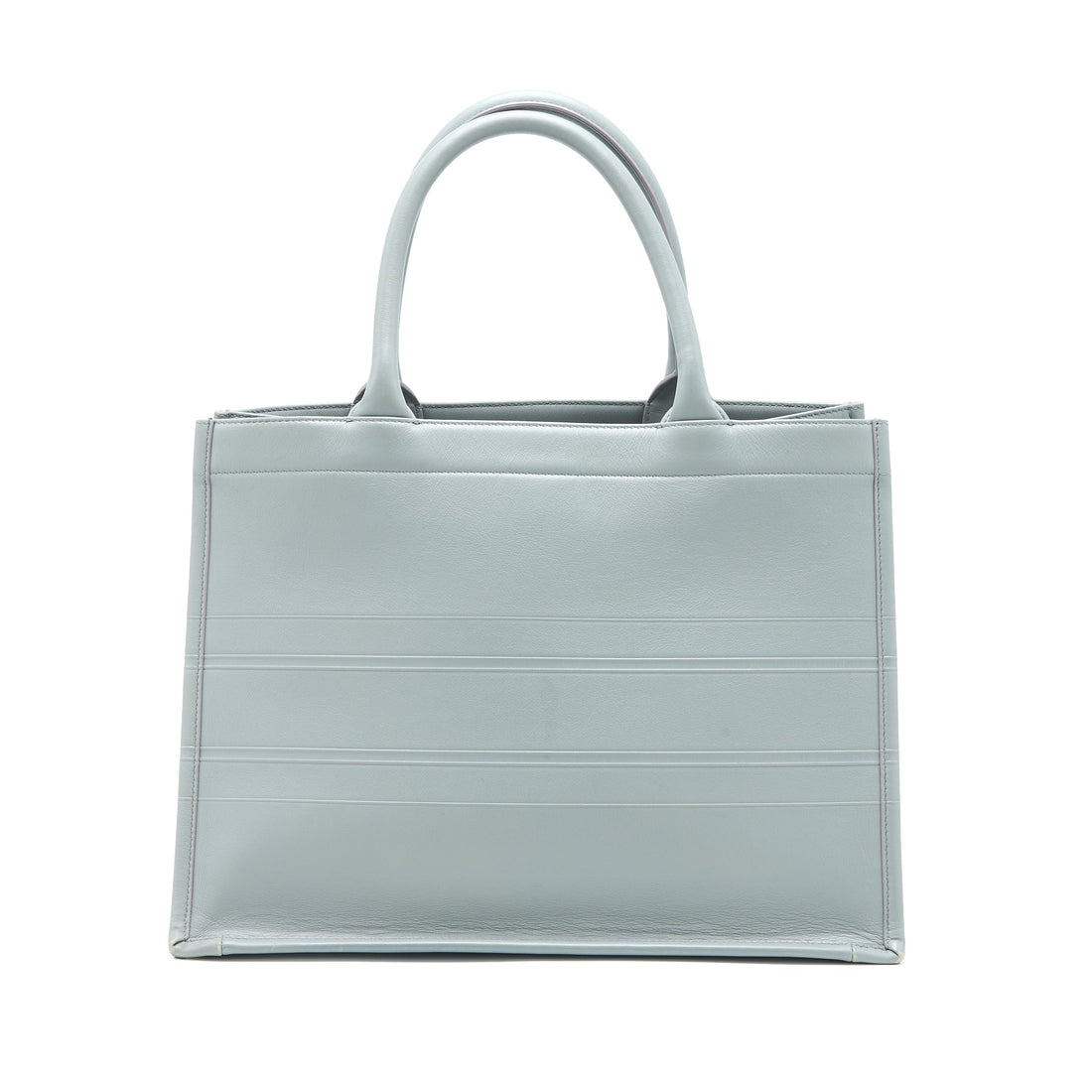 Top quality Dior Medium Book Tote Embossed Calfskin Grey