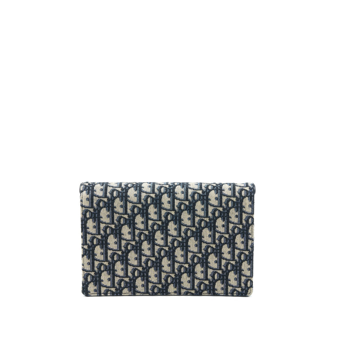 Top quality Dior Saddle Pouch With Chain Blue Top quality Dior Oblique Jacquard