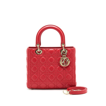 Top quality Dior Medium Lady Top quality Dior Tote Bag Red