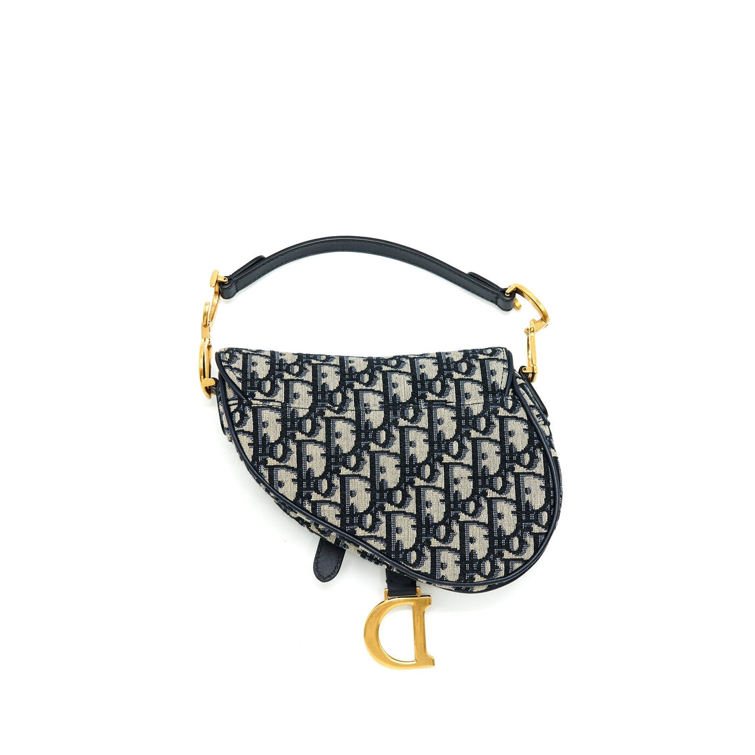 Top quality Dior MINI SADDLE BAG BLUE OBLIQUE