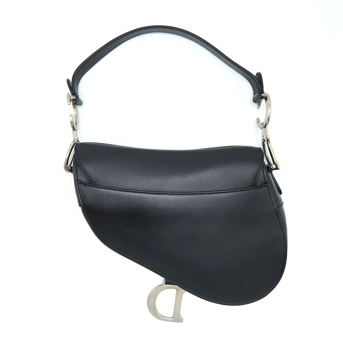 Top quality Dior Medium Saddle Bag Calfskin Black
