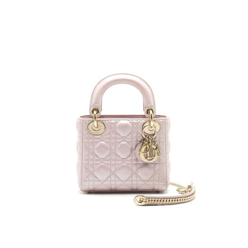 Top quality Dior MINI LADY WITH CHAIN LOTUS PEARL