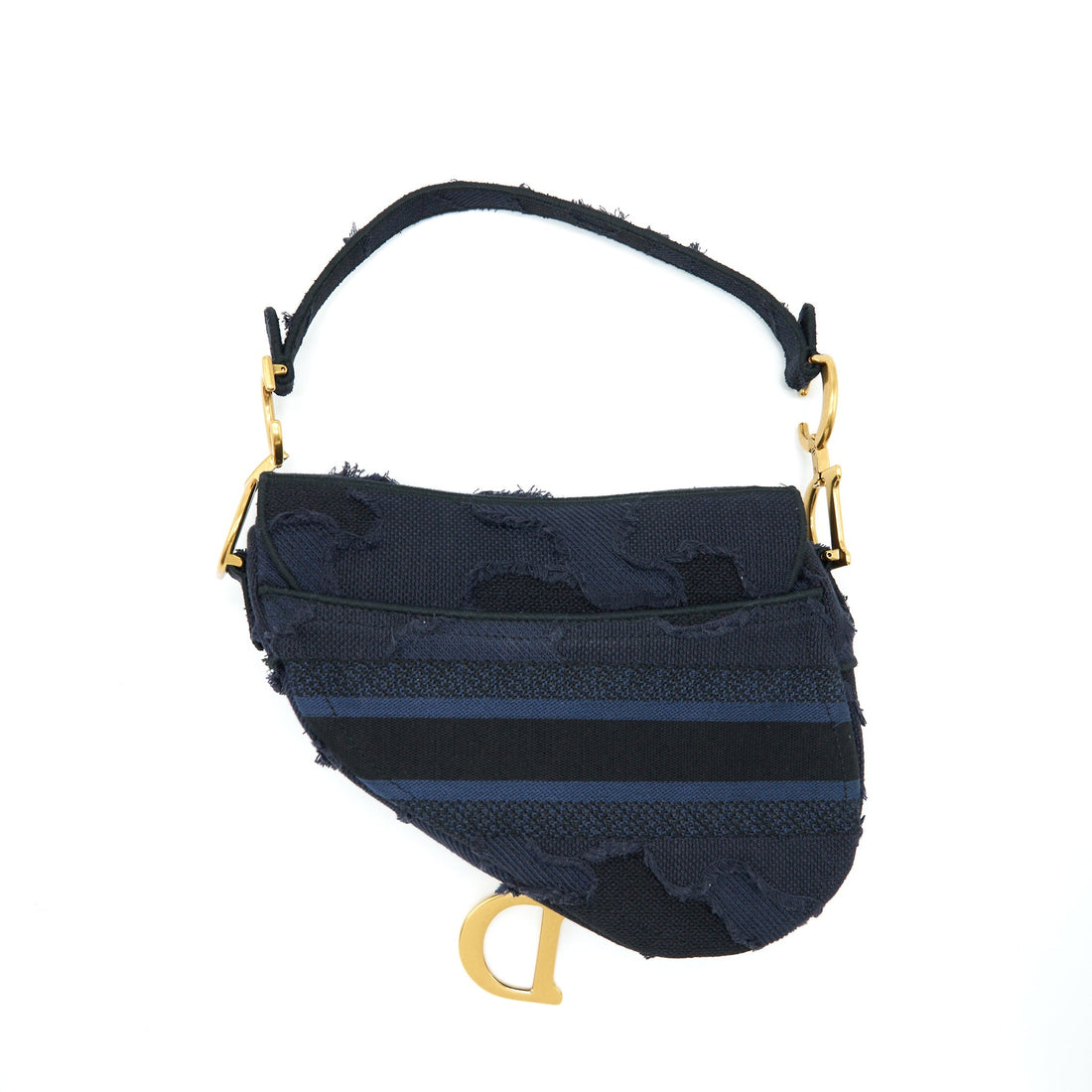 Top quality Dior Medium Saddle Bag Limited Edition Navy