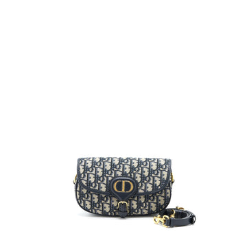 Top quality Dior Bobby East-West Bag Blue Oblique Jacquard