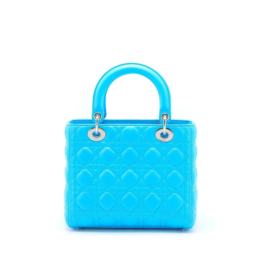 Top quality Dior Medium Lady Top quality Dior Lambskin Light Blue