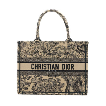 Top quality Dior Medium Top quality Dior Book Tote Toile De Joey Embroidery Beige
