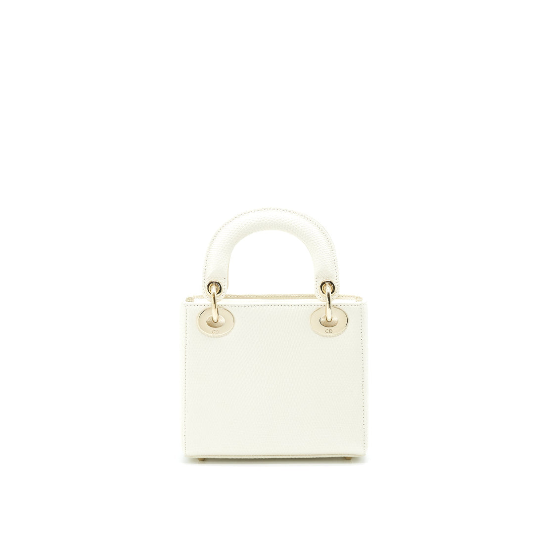 Top quality Dior Lizard Mini Lady Top quality Dior Bag White