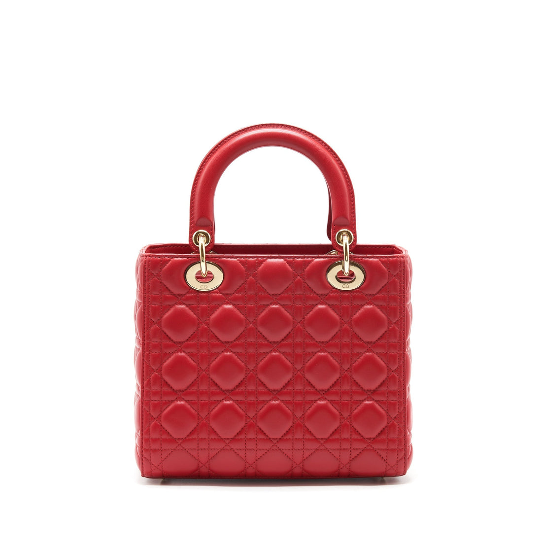 Top quality Dior medium lady Top quality Dior lambskin red