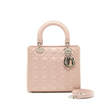 Top quality Dior Lady Top quality Dior Medium patent Leather pink with