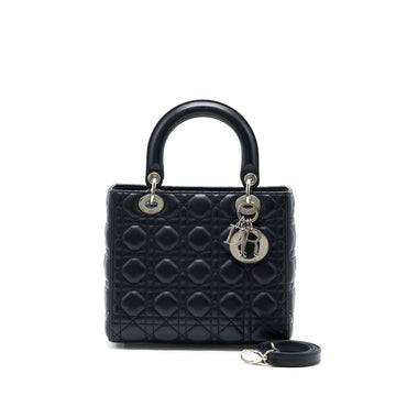 Top quality Dior Medium Lady Top quality Dior Lambskin Black