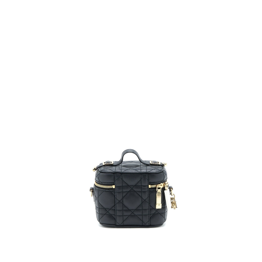 Top quality Dior Micro Lady Top quality Dior Vanity Case Lambskin Black