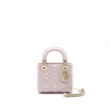 Top quality Dior Lady Top quality Dior Mini Tote Bag Pink with
