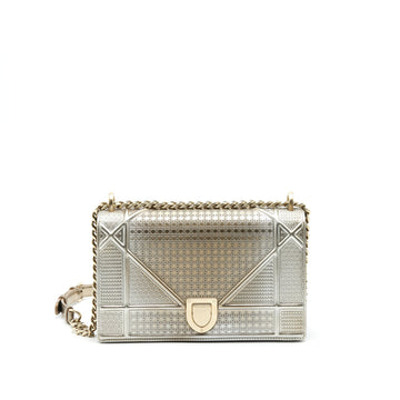 Top quality Dior Medium Top quality Diorama Metallic Light Gold With