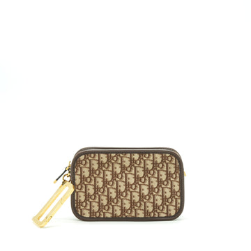 Top quality Dior Top quality Diorquake Pouch Brown Oblique Canvas