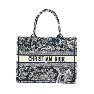 Top quality Dior Medium Book Tote Blue Toile De Jouy Embroidery