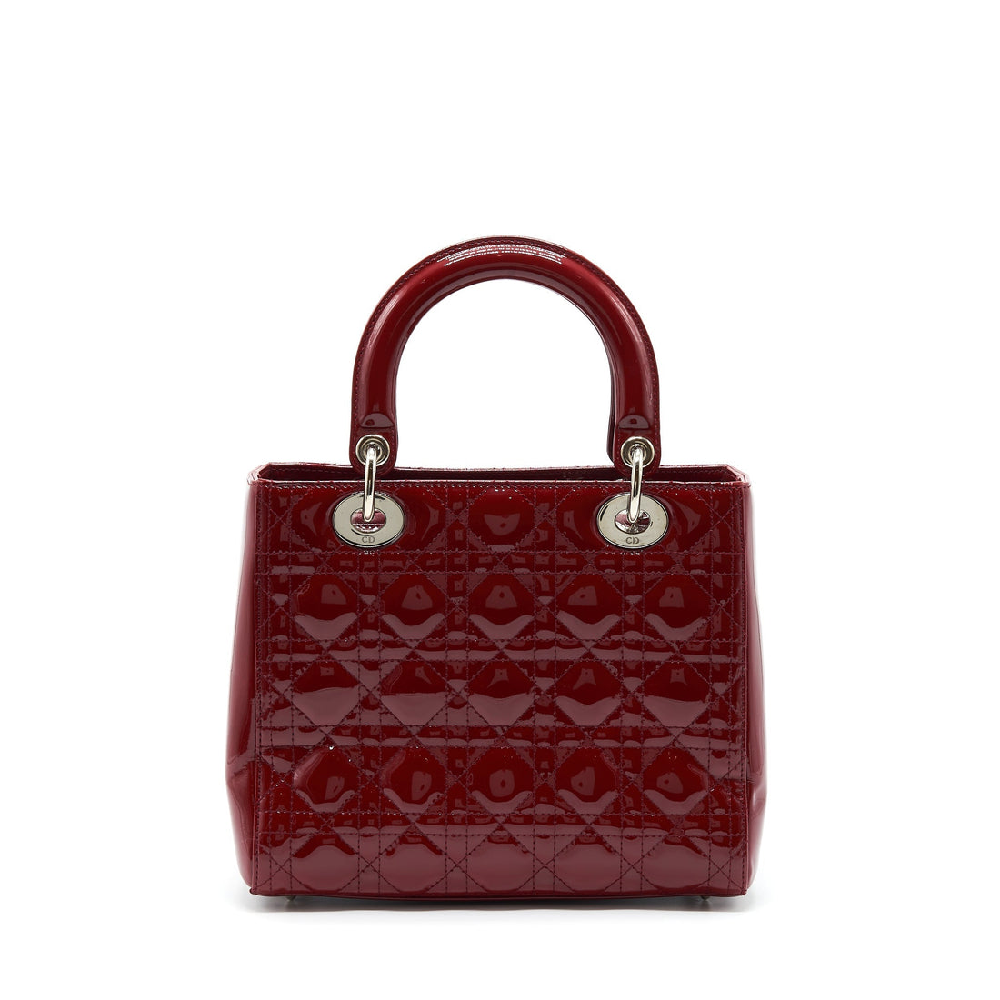 Top quality Dior Medium Lady Top quality Dior Patent Red